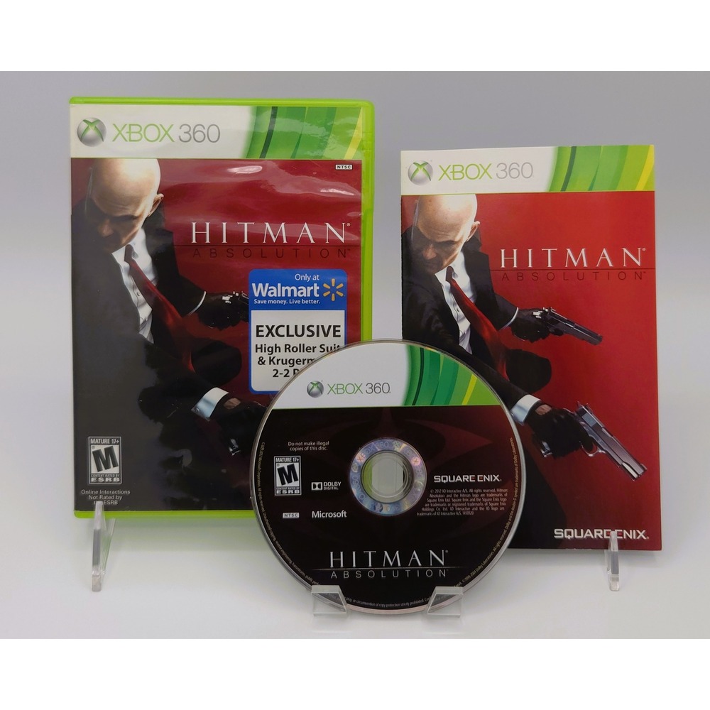 Hitman Absolution - Xbox 360 - CIB w/ Manual - Walmart Exclusive - Tested